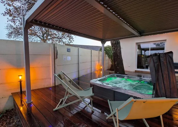 Tatil Evi L'echappee Medocaine - Jacuzzi Ou Piscine Au Coeur Du Medoc *